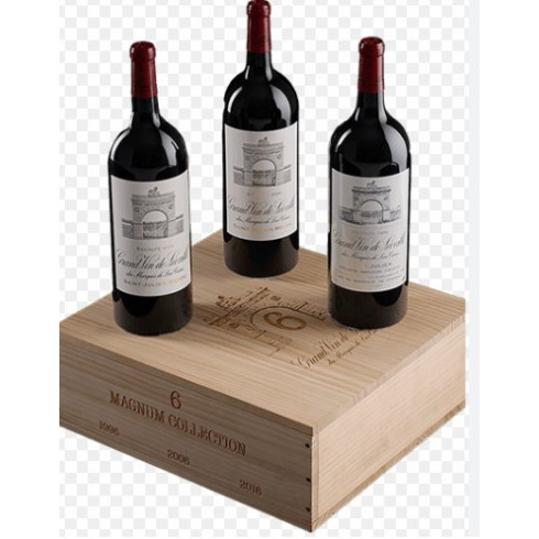 Giscours Caisse Collection de 3 Magnums 1996/2006/2016