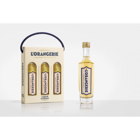 Orangerie, Liqueur aux Oranges de Monaco - Coffret 3x5cl