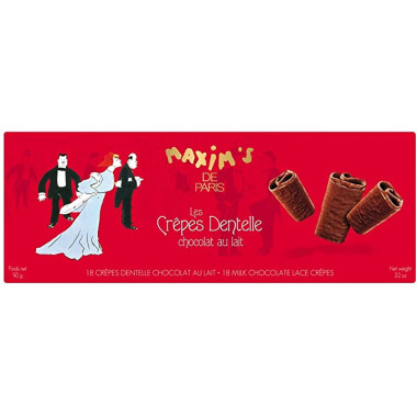 Crepes dentelle chocolat noir Maxim's (90g)