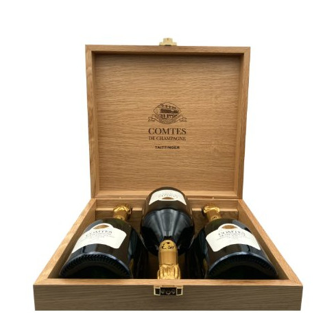Taittinger Comtes de Champagne - Millésimé 2014 (Caisse bois 3 bouteilles)