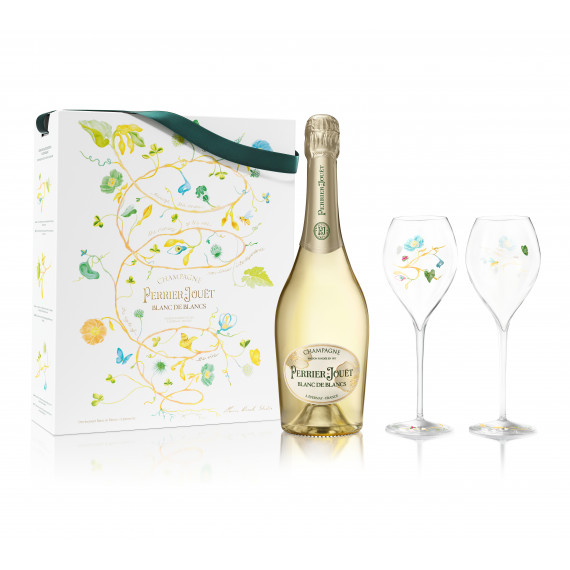 Perrier-Jouët Blanc de Blancs - Coffret 2 flûtes