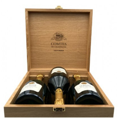 Taittinger Comtes de Champagne - Millésimé 2014 (Caisse bois 3 bouteilles)