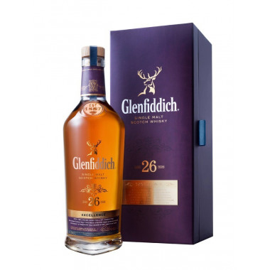 Whisky Glenfiddich Grande Couronne 26 Ans, Single Malt "Cognac Cask Finish"