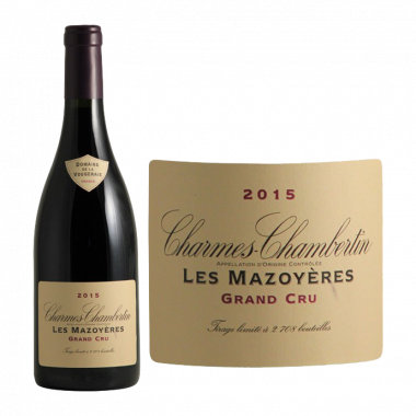 Charmes-Chambertin "Les Mazoyères" 2015 - Domaine de La Vougeraie