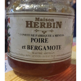 Confiture Poire-Bergamote - Maison Herbin (230g)
