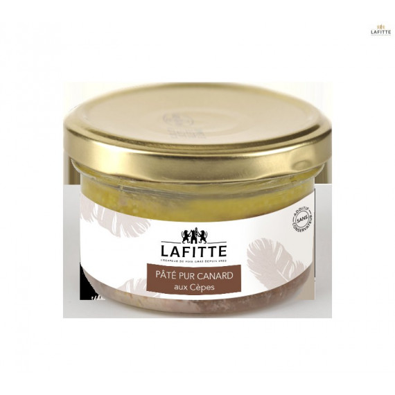 Paté de pur canard aux cèpes (80g) - Maison Lafitte